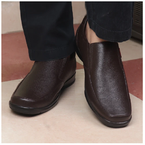 Elegantes Zapatos Formales Marrones Sólidos para Hombre, Calzado de Vestir de Oficina con Cordones de Primera Calidad, Parte Superior de Cuero Genuino, Clásicos y Cómodos - Product Image 4
