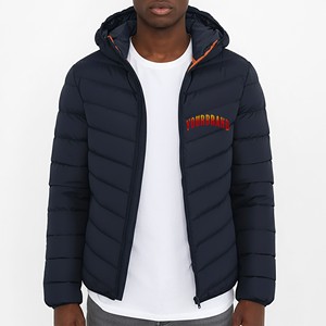 Veste matelassée pour homme OEM, manteau d'hiver thermique de haute qualité, veste isolante légère, directement de l'usine - Product Image 4