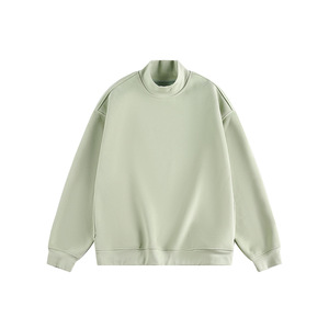 Sweat-shirts doublés écologiques en coton biologique 100% pour femmes, col rond, vente en gros sur mesure - Product Image 6