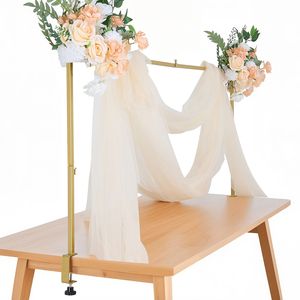 Supporti a barra per tavolo, regolabili da 13'-42" di altezza e 28'-98" di lunghezza, 2 pezzi, per arco da tavolo, arco per palloncini da matrimonio - Product Image 3