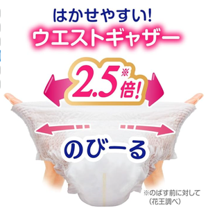 Couches-culottes imprimées pour bébé KAO Merries originales du Japon, taille S, 74 pièces, Smooth Air, protection 3D anti-fuites, pack jumbo - Product Image 3