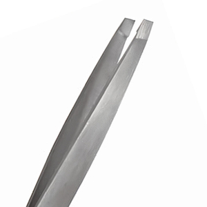 Professional Stainless Steel Eyebrow Tweezer with Comb Precision Slant Tip Hair <b>Removal</b> Tweezer Dual End Lash Brow Grooming <b>Tool</b> - Product Image 3