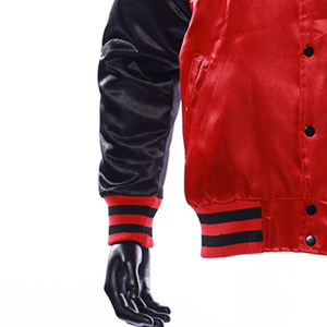 Fabricante de ropa OEM personalizada, chaqueta impermeable de invierno para hombre, talla grande, con logotipo bordado personalizado, chaqueta varsity para hombre - Product Image 3