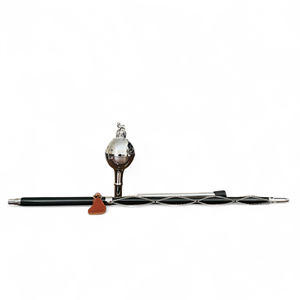 Masse de tambour-major sur mesure en cuivre et acier inoxydable de haute qualité, avec gravure de votre nom (motifs en haut et en bas), magnifique, longueur 60 pouces, meilleur prix - Product Image 3