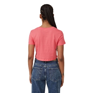 T-shirts courts pour femmes Vêtements décontractés d'été personnalisables Couleur unie-Nouvelle arrivée Usine Vente en gros - Product Image 3