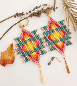 Factory <b>Direct</b> <b>Beaded</b> Earrings Source Manufacturer <b>Beaded</b> Earrings Solid Finish <b>Beaded</b> Earrings Custom Wholesale Use <b>Beaded</b> - Product Image 6