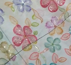 Premium <b>Fabric</b> With Beads Embroidery Work 65 GSM 44 Inch Width Designer Ethnic Material For Boutique Wear 25 Meters - Product Image 4