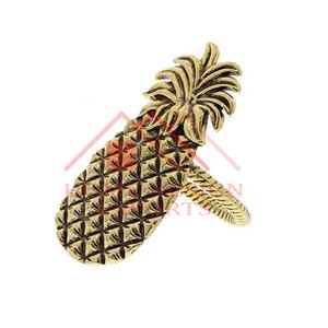 Dernier design de porte-serviettes en métal décoratif en forme de feuille d'or, porte-serviettes rond en forme de feuille en finition dorée - Product Image 3