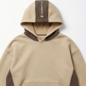 Sudadera Extra Grande Aura Recovery de MALUZA INDUSTRIES, Estilo Urbano con Paneles Técnicos, 100% Algodón Felpa, Prenda Ecológica para Invierno - Product Image 2