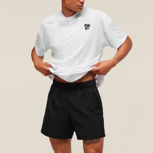 T-shirts amples pour hommes, style moderne, coutures durables, tissu premium, coupe ample, vêtements décontractés pour le fitness - Product Image 3