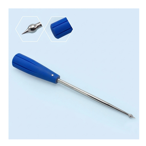Empujador ortopédico de bolas de 11 pulgadas, recto, de acero inoxidable, instrumento quirúrgico para huesos con mango de Teflón - Product Image 5