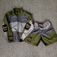 Conjunto de Chaqueta y Pantalones Cortavientos con Logotipo Personalizado OEM, Impermeable, para Correr al Aire Libre, Entrenamiento Deportivo, Chándal