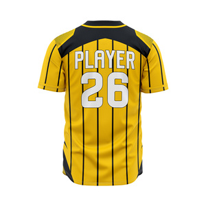 Maillot de baseball personnalisé pour équipe sportive – Qualité supérieure, uniformes sublimés pour les tournois, l'entraînement et les activités physiques - Product Image 6
