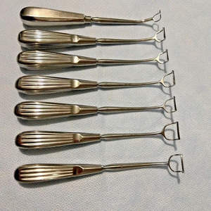 Jamso Industries Set of 7 Curved Adenoid Curettes 8.5 Inch ENT Surgical Instruments CE Certified ISO13485 Class I - Product Image 4