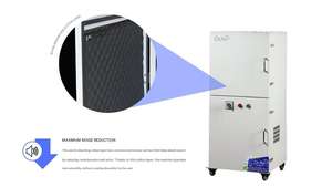 Vietnam Dr.Air KH-3600 Mobile Fume <b>Extractor</b> 3600m³/h 2.2kW with Easy Change Filter Core for Laser Smoke Purifier - Product Image 5