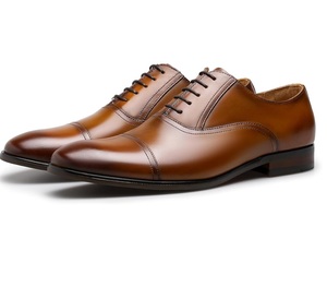 Zapatos de Cuero para Hombre de Primera Calidad, con Cordones, Entresuela de Goma, Diseño Totalmente Personalizado, Transpirables, Duraderos, de Cuero Oxford - Product Image 4