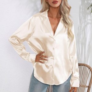 Womens Blazer <b>Top</b> Short Premium Solid Pattern <b>Butterfly</b> Sleeve Loose Satin Silk Casual Style Anti Pilling - Product Image 1