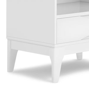 Libreria Harper bianca con contenitore: soluzione d'arredo pratica ed elegante - Product Image 4