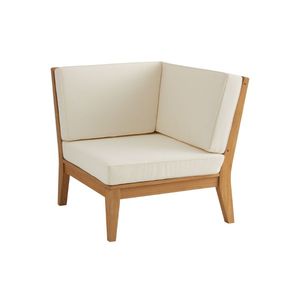 Midcentury Veno Modern Teak <b>Sofa</b> Outdoor with <b>Cream</b> Cushions Eco-Friendly & Durable for Living Room - Product Image 4