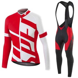 Latest Design Cycling Jersey Breathable Windproof Spandex Polyester With Custom Logo Unisex Cycling Uniform - Product Image 3