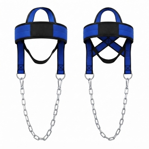 Premium Cowhide Weight Lifting Neck <b>Training</b> <b>Head</b> Harness Custom Logo Non Slip Design Professional Fitness Equipment - Product Image 5