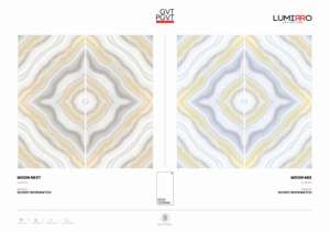 Azulejos de Porcelana Elegantes con Acabado Brillante, Diseño de Loseta con Aspecto de Mármol, Tamaño 60x120cm, 600x1200mm, 24x48 Pulgadas, para Paredes y Pisos Interiores de Primera Calidad - Product Image 2