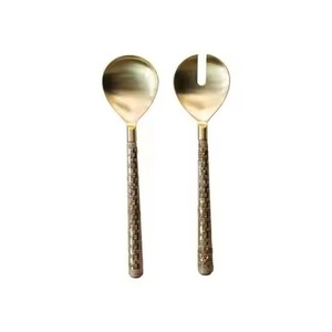 Restaurant Quality Metal Salad <b>Server</b> Set Premium Food Serving Accessories for <b>Buffet</b> Tables - Product Image 1