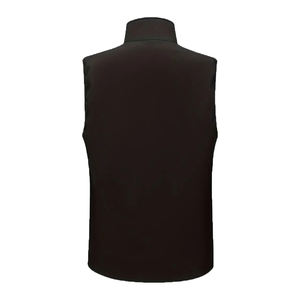 Chaleco Acolchado Sin Mangas de Lona Recubierta OEM, Chaqueta Personalizada con Logotipo Frontal, Poliéster, Primavera, Hombre, Mujer - Product Image 2