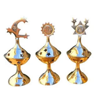 High On Trend Premium Brass Incense <b>Burner</b> Meditation Church Worship Prayer Room Decoration Use Incense <b>Burner</b> - Product Image 5