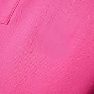 เสื้อถักสีชมพูสำหรับผู้ชาย ทรงเข้ารูป คอเสื้อตัดกัน แขนสั้น ผ้าคอตตอนผสม เหมาะสำหรับใส่ลำลอง ทำงาน หรือใส่ในช่วงฤดูร้อน - Product Image 5