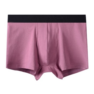 Vente en gros de sous-vêtements confortables personnalisés pour hommes, sous-vêtements respirants de couleur unie et caleçons, vêtements pour hommes - Product Image 4