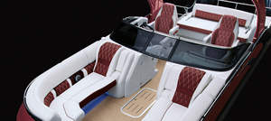 Venta al por Mayor de Barcos Pontón de Aluminio de Lujo Kinocean 2025 de 27 Pies de Alta Calidad con Bimini Eléctrico - Product Image 4
