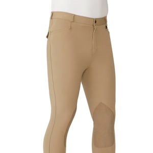 Stylish <b>Men</b> Horse Riding Breeches Slim Fit Stretch Trousers Customized Breathable Durable Equestrian Show Pants - Product Image 4