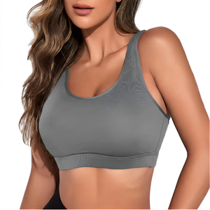 Soutien-gorge de sport à maintien élevé pour femme, couleur turquoise, dos nageur, respirant, séchage rapide, pour fitness et gym - Product Image 4