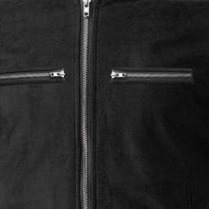 Men's <b>Suede</b> Bomber <b>Jacket</b> Moto <b>Biker</b> Style Zipper Closure Turn-down Collar Regular Sleeve Solid Color Autumn Wear Slim Fit - Product Image 5