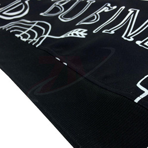 Conjunto de Sudadera con Capucha y Pantalones Deportivos para Hombre, Color Negro, con Estampado de Temática Empresarial, Cintura con Cordón y Bolsillos Laterales, Ropa Casual - Product Image 3