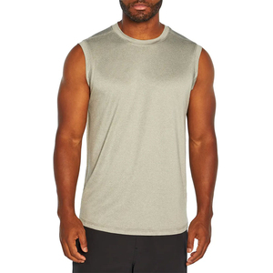 Men's OEM Custom Size Summer Sleeveless Knitted Breathable 100% Cotton Quick Dry Eco-Friendly Casual Tank <b>Top</b> for Fitness Gym - Product Image 4