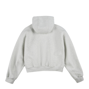 Sweat-shirt à capuche zippé pour homme, couleur unie, en molleton de coton, décontracté, avec poche, coupe classique, pour l'automne - Product Image 2