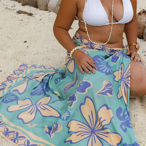 Women Chiffon Swimsuit Cover Beach Wrap Sarong Cover up Swimwear Sarong Bikini Wrap <b>Skirts</b> - Product Image 5