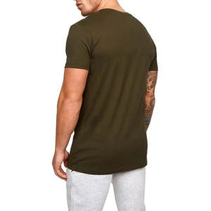T-shirt personnalisé pour homme en olive foncé |   T-shirt d'été à manches courtes et col rond 100% coton |   Coupe classique, écologique, respirant, séchage rapide - Product Image 2