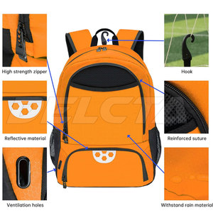 Sacs de football personnalisés avec logo imprimé, sacs de football de haute qualité, sacs de football très vendus, nouveaux modèles de sacs de football - Product Image 2