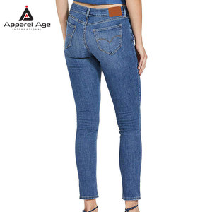 Último Diseño, Servicio OEM, Pantalones Vaqueros para Mujer, Cómodos, Transpirables, de Primera Calidad - Product Image 3