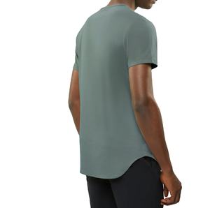 เสื้อผ้าสตรีทแวร์สำหรับผู้ชาย เสื้อยืดสั่งทำจากโรงงานโดยตรง ผ้าฝ้าย 100% ความยาวปกติ ทรงดรอปเทล โลโก้สั่งทำ OEM/ODM ตัวอักษรคุณภาพสูง - Product Image 3