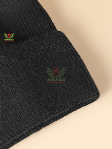 BMASA INTERNATIONAL Unisex Green Ribbed Knit Beanie Hat 100% Acrylic Casual <b>Winter</b> <b>Cap</b> for Adults 56-58CM - Product Image 4