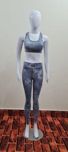 Soutien-gorge de sport et legging de conception d'impression personnalisée de haute qualité vêtements de yoga ensemble solide respirant du fabricant professionnel - Product Image 5