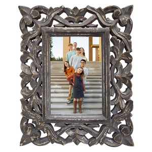 กรอบรูปครอบครัวแกะสลักด้วยมือทำจากไม้ MDF ดีไซน์ล่าสุดจากผู้ผลิตอินเดีย - Product Image 2