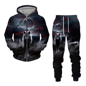 Ensembles de survêtements unisexes personnalisés par sublimation intégrale avec fermeture éclair, pour hommes et femmes, collection 2026 – Vente en gros - Product Image 5