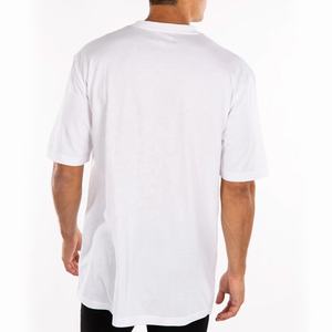 เสื้อยืดโอเวอร์ไซส์ลำลองสำหรับผู้ชาย เนื้อผ้าคอตตอนผสม นุ่มสบาย ระบายอากาศได้ดี แฟชั่นทันสมัย - Product Image 4