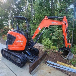 รถขุดขนาดเล็ก Kubota U55-5 คุณภาพพรีเมียม มือสอง อุปกรณ์เดิมจากโรงงาน ชั่วโมงการทำงานต่ำ เหมาะสำหรับงานก่อสร้าง - Product Image 6