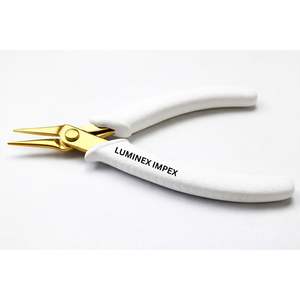 Alicates de Punta Fina Premium Dorados de 5 Pulgadas, Acero Inoxidable, Herramienta de Precisión para Joyería, para Proveedores de Goggles, Ebay y Etsy - Product Image 1